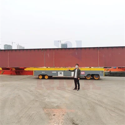 50 टन स्टील बीम इलेक्ट्रिक ट्रैकलेस ट्रांसफर कार्ट